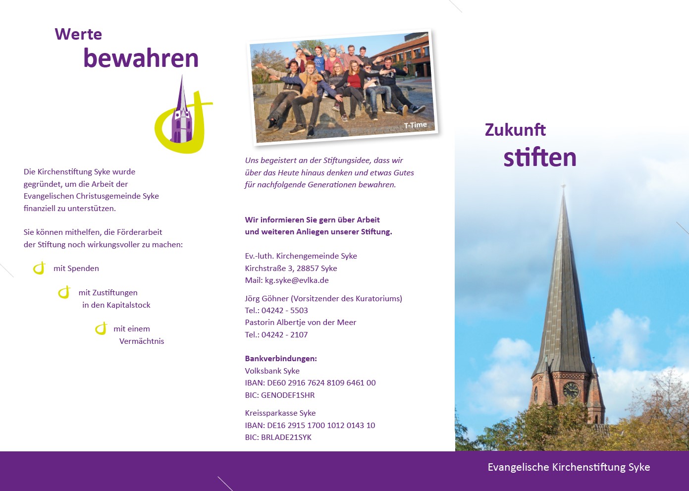 Flyer Kirchenstiftung Syke Image